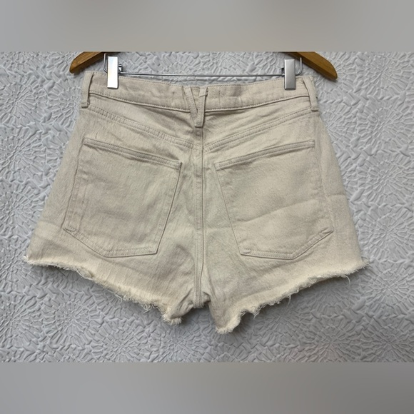 Veronica Beard Timmi Cutoff Shorts Size 30 / 10 Ecru High Rise Designer Summer - Picture 14 of 16